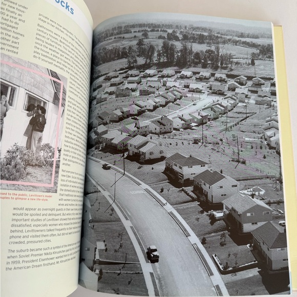 Growing Up With Dick and Jane American Dream Book with Sampler and Cut-out Dolls - Picture 5 of 12